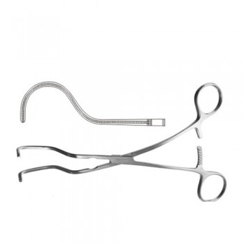 Dale Atrauma Peripheral Vascular Clamp Stainless Steel, 18 cm - 7"